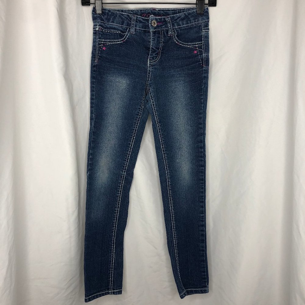 4️⃣ Bundle Girl's blue denim straight leg
